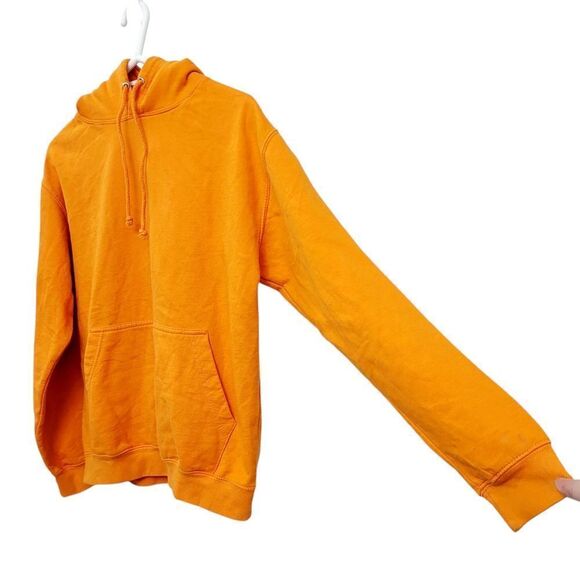 2/$20 Y2K Plain Orange Hoodie Top Size: M - Picture 3 of 6